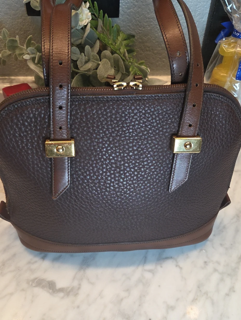 RARE 1991-1992 Vintage Dooney Bourke Transitional Doctor Satchel A9 946464